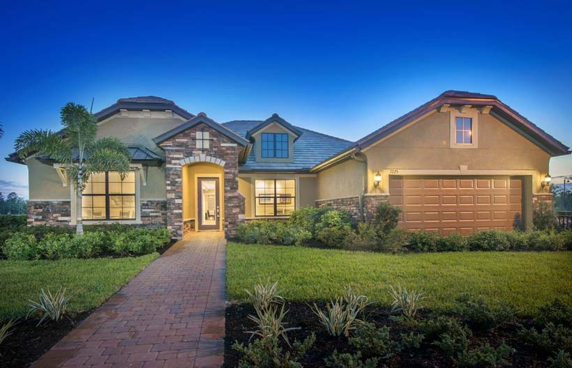 Tangerly Oak Model Home in Bridgetown at The Plantation, Fort Myers, by Pulte